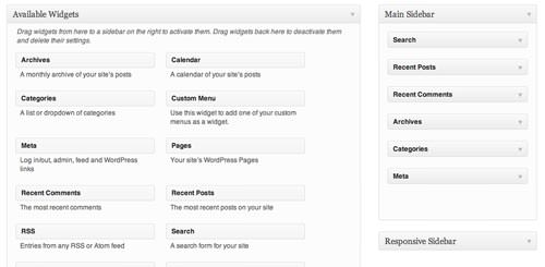 Responsive sidebar widgets in WordPress Bare Responsive theme