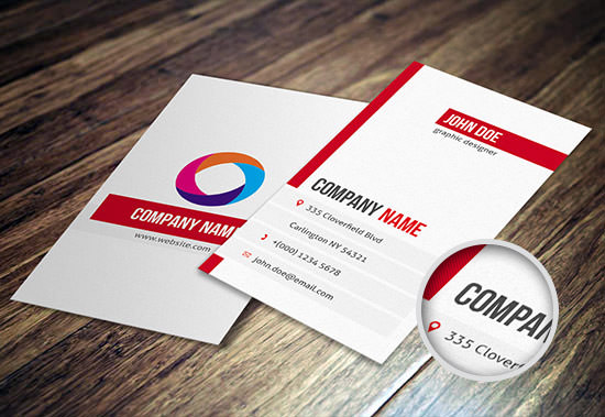 business card freebie