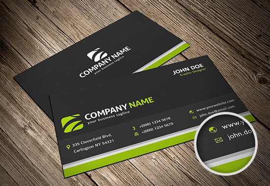 business card freebie