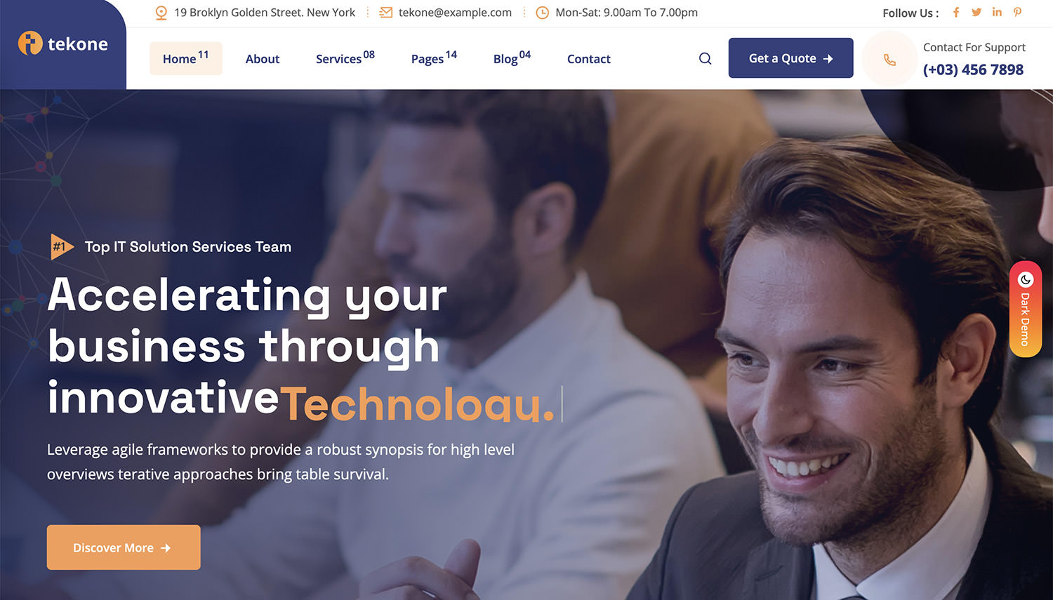 Tekone WordPress Theme