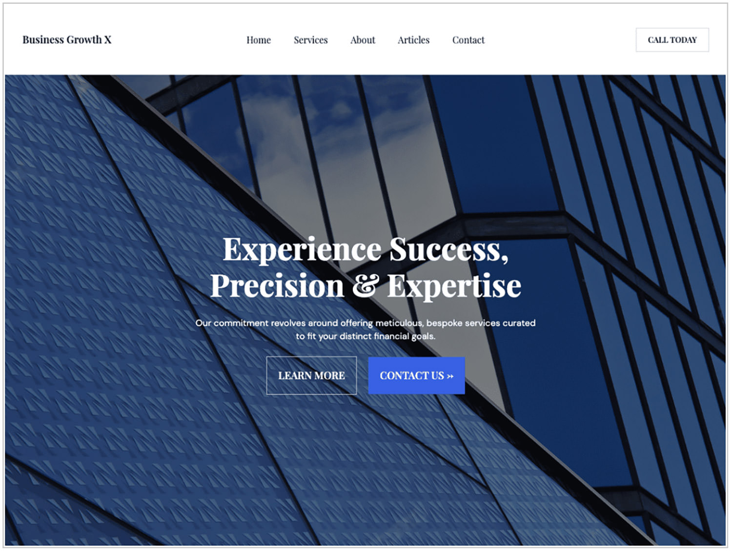 Business Growth X WordPress Theme